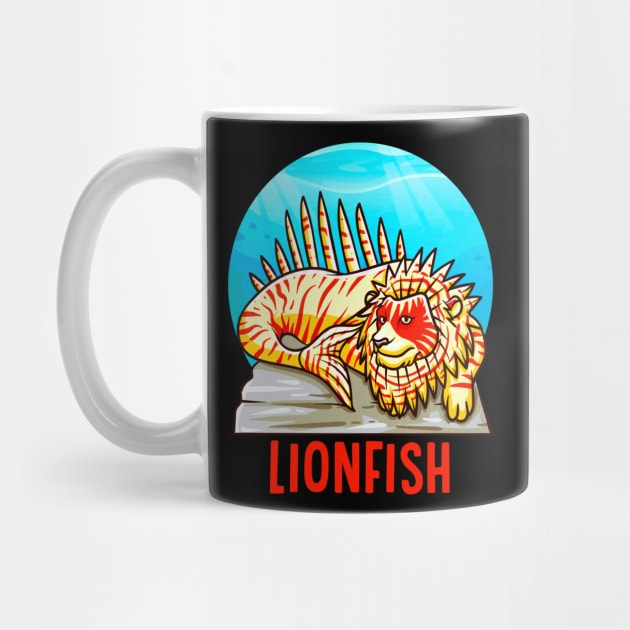 Funny Rare Animals | Exotic Aquarium Fish Gifts | Lionfish by Proficient Tees